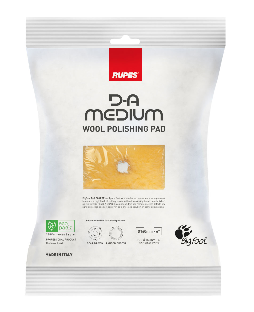 RUPES DA Medium Wool Pad